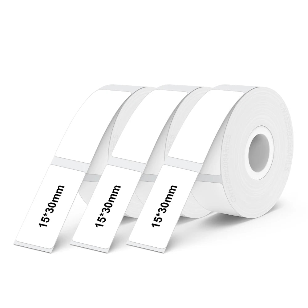 Thermal Label Rolls (3-Pack) — Compatible with Pocket Label Printer P15