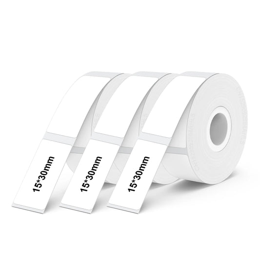 Thermal Label Rolls (3-Pack) — Compatible with Pocket Label Printer P15
